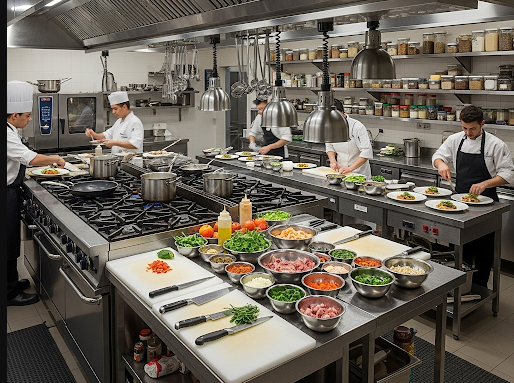 Les étapes clés pour réussir l’aménagement d’une cuisine professionnelle